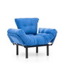 Atelier Del Sofa Nitta Single - Sillón de orejas Azul